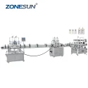ZS-FAL180X1 Automatic Vacuum Perfume Bottle Filling Capping Labeling Production Line