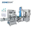 ZS-FAL180X2 Automatic Detergent Liquid Plastic Jerry Can Filling Capping Machine Line