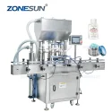 Automatic Facial Cream Bottle Paste Filling Machine with Feeding Pump