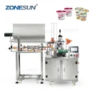 ZS-FS600 Automatic Rotary Yogurt Jelly Cup Filling and Sealing Machine