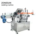 back side of wrap around labeling machine