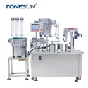 ZS-AFC10 Rotary Automatic Test Tube Liquid Filling And Capping Machine