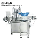 back side of filling and capping machine