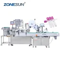 Automatic 2 Heads Test Tube Filling Capping Labeling Machine Line