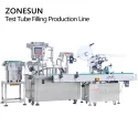 Automatic test tube filling capping labeling machine
