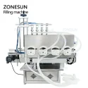 back side of automatic peristaltic pump filling machine