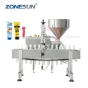 ZS-DTGT900CZ Automatic Rotor Pump Hand Cream Collapsible Tube Filling Machine