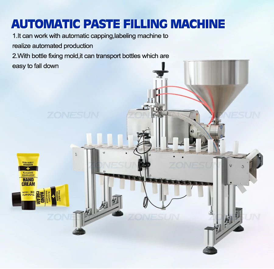 collapsible tube filling machine