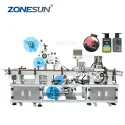 ZS-TB113B Automatic Bottle Top and Bottom Panel Labeling Machine