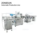 Cosmetic Liquid Bottle Filling Capping Labeling Machine