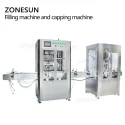 Automatic wine filling and capping machine