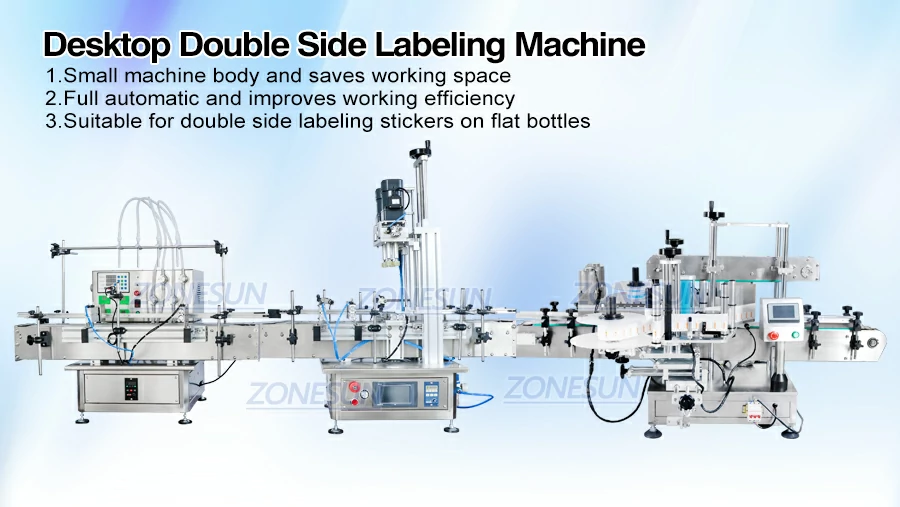 Automatic Vinegar Bottle Filling Capping Labeling Machine