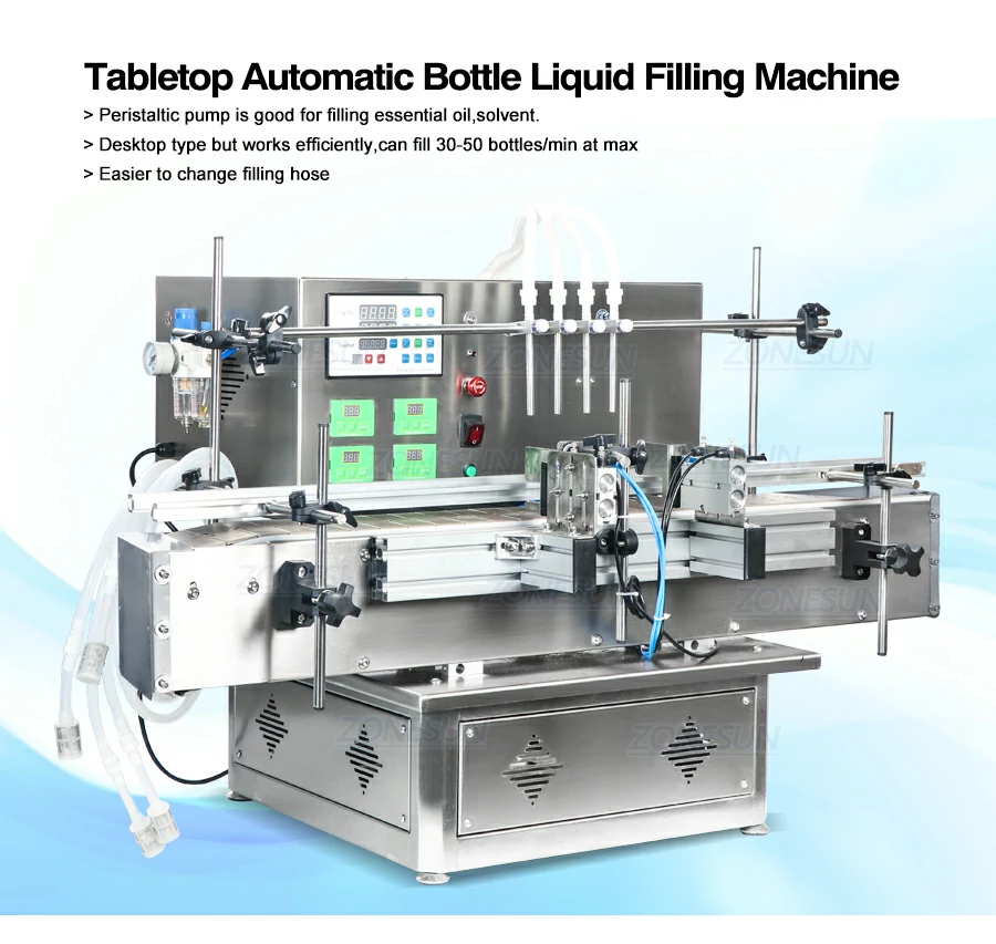Desktop Automatic Lavender Oil Bottle Filling Machine