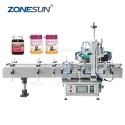 ZS-XG1870G Automatic Chewing Gum Bottle Capping Machine With Cap Feeder
