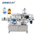 ZS-TB600T Automatic 3 Sides Square Bottle Hand Sanitizer Labeling Machine