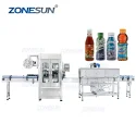 ZS-STB150L Automatic Bottle Shrink Sleeve Applicator Machine