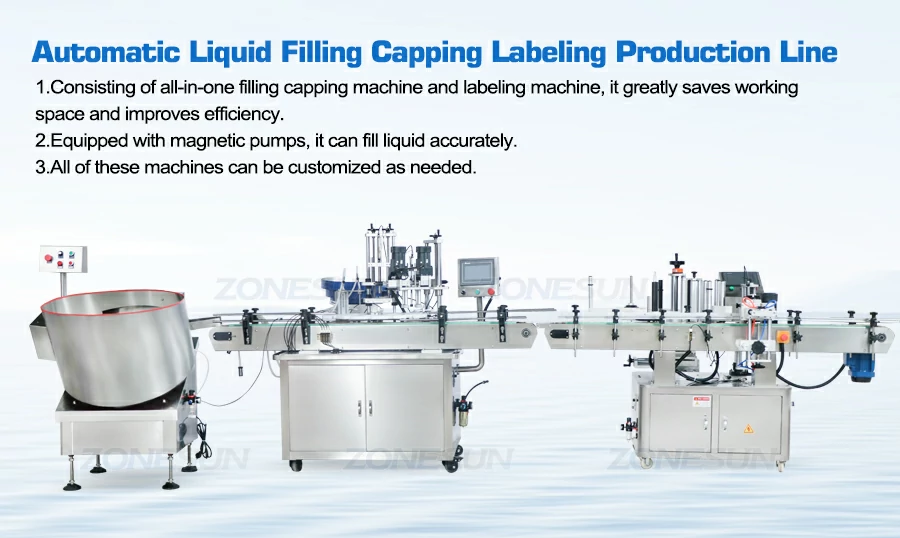 Automatic Rosemary Oil Filling Capping Labeling Machine