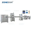 Automatic Essential Oil Liquid Bottle Filling Capping Labeling Machine Line