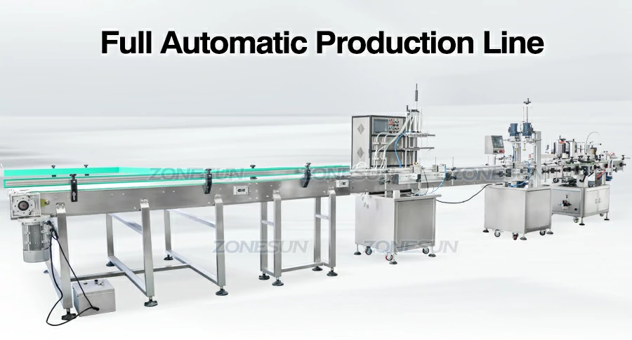 Automatic Liquid Filling Capping Labeling Line