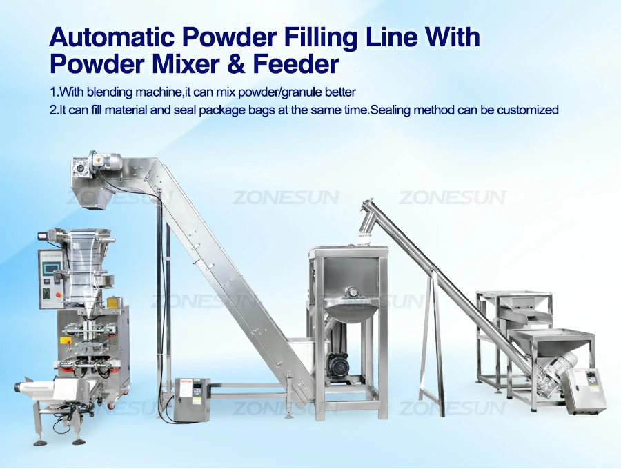 Automatic Powder Pouch Mixing Packaging Machine