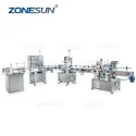 ZS-FAL90 Automatic Liquid Essential Oil Bottle Filling Capping Labeling Machine Line