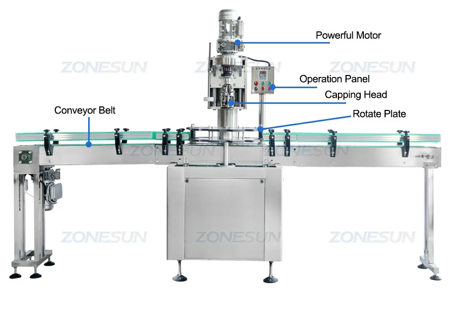 automatic ropp capping machine