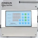 digital control panel of semi-automatic filling machine