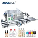 ZS-DTPP4B Desktop Automatic Peristaltic Pump Juice Oil Liquid Filling Machine