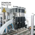 4 filling nozzles of perfume filler machine