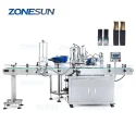 ZS-AFC9 Automatic Rotary Perfume Bottle Filling Crimping Capping Machine