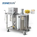 Semi-Automatic Paraffin Candle Wax Melting Mixing Filling Machine