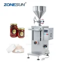Semi-Automatic Servo Mayonnaise Ointment Paste Filling Machine