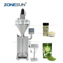ZS-FM710 Semi-Automatic Berry Powder Weighing Auger Filling Machine