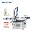 Automatic Liquid Filling Capping Machine With Conveyor