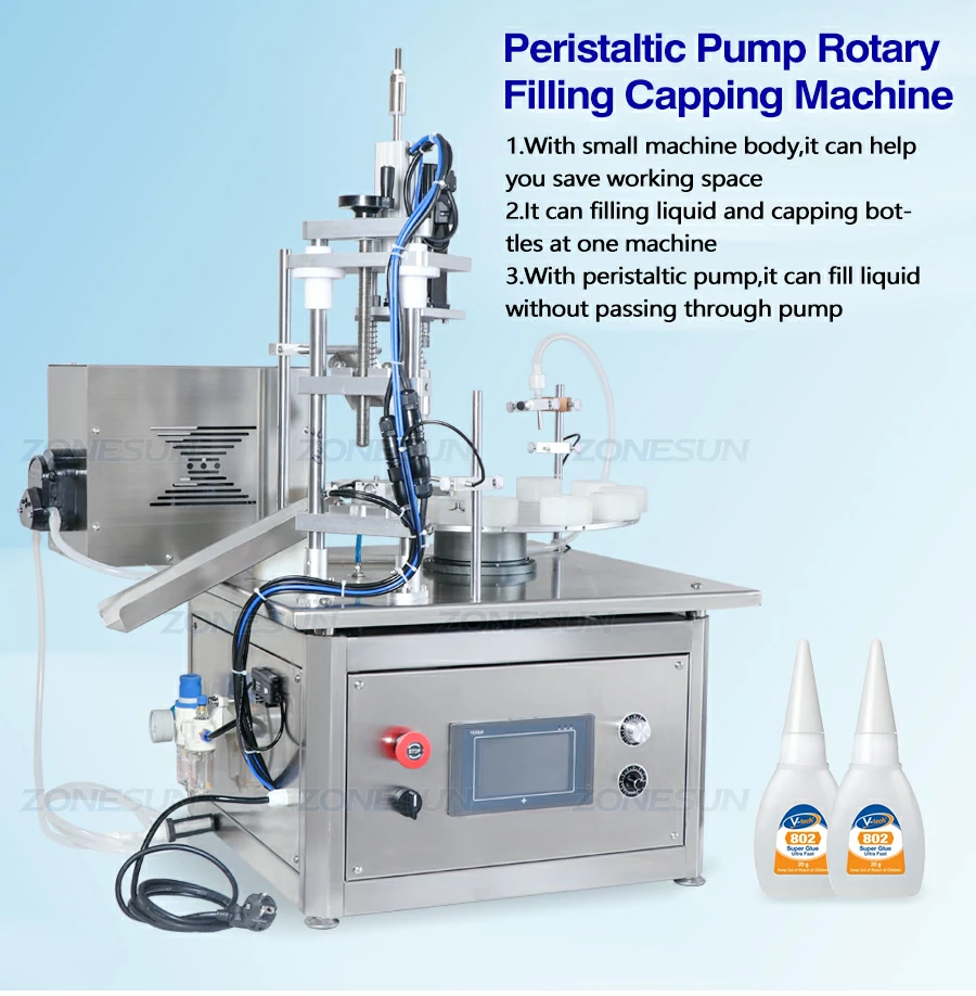 Automatic Small Serum Bottle Filling Capping Machine