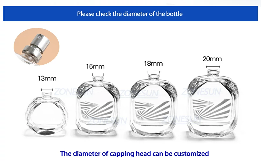 Diameter of bottle