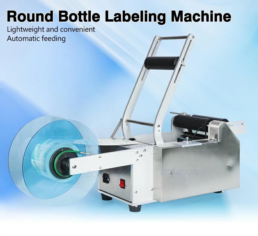 Semi Automatic Round Bottle Labeling Machine