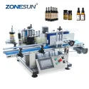 ZS-TB150 Tabletop Automatic Round Oil Pill Bottle Labeling Machine