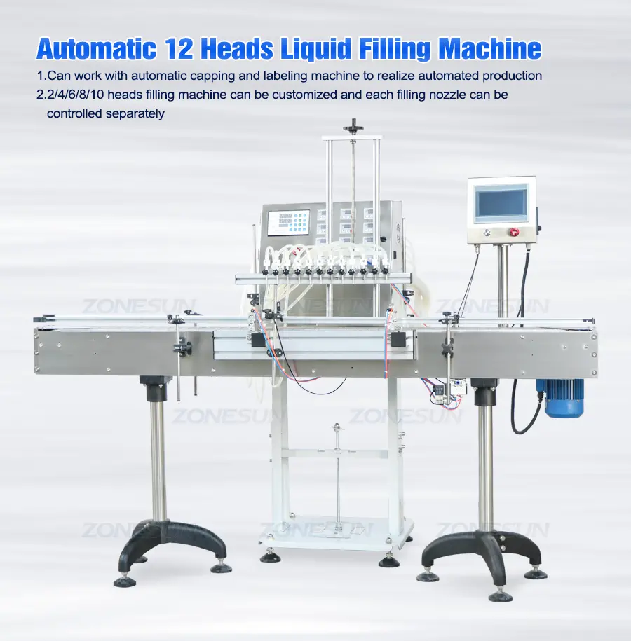automatic 12 heads liquid filling machine