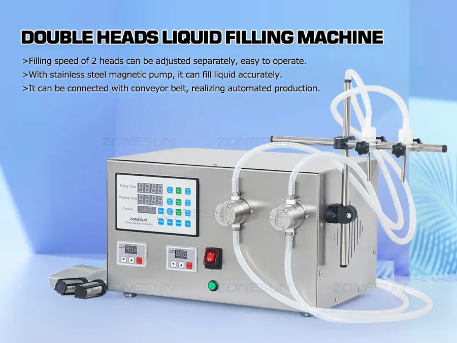 Semi automatic bottle filling machine for liquid