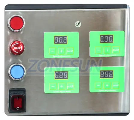 digital filling speed control panel of filling machine