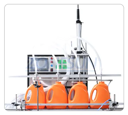 4 diving nozzles of automatic filling machine