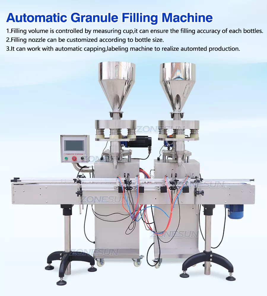 Automatic Granule Bottle Filling Machine