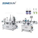 Automatic Eye Drops Bottle Filling Capping Labeling Machine