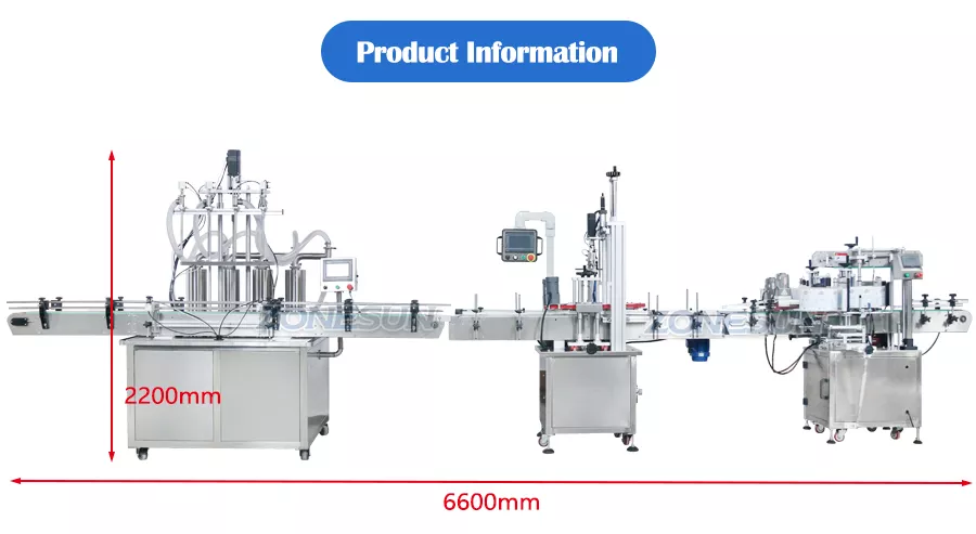 Size of Filling Line