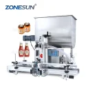 Tabletop Automatic Tomato Paste Filling Machine with Mixer