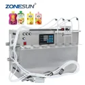 ZS-MPSP4 Semi-Automatic Spout Pouch Beverage Liquid Filling Machine