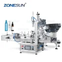 ZS-XG1870R Tabletop Automatic Essential Oil Bottle Capping Machine With Cap Feeder