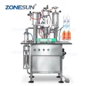 Semi-Automatic Aerosol Spray Can Filling And Capping Machine