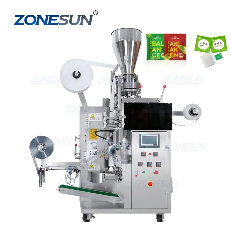 Model DXDC15G is our latest tea bag machine with complete stainless steel  body/ heat sealable tag system(… | Packaging machinery, Packaging machine, Packing  machine